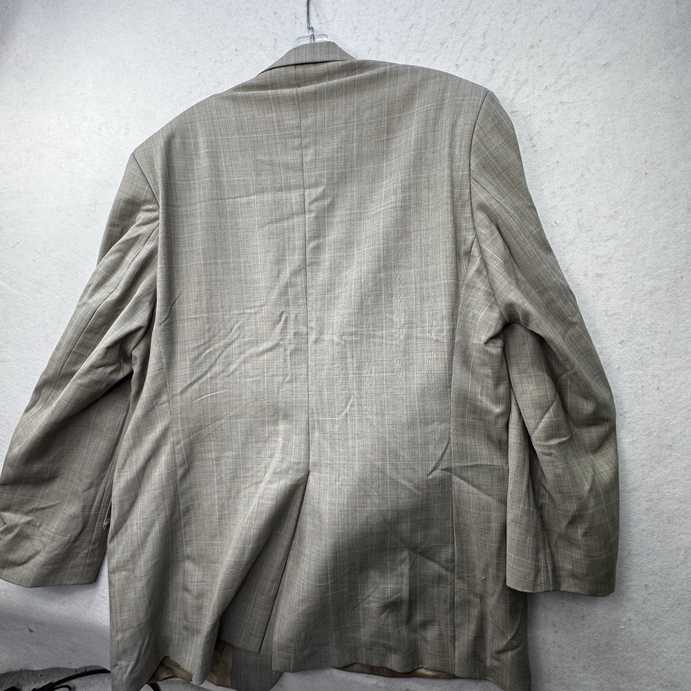 Ralph Lauren 100% Wool Blazer Mens 46R Made In Canada Grey Single Breasted Lined - Picture 11 of 12